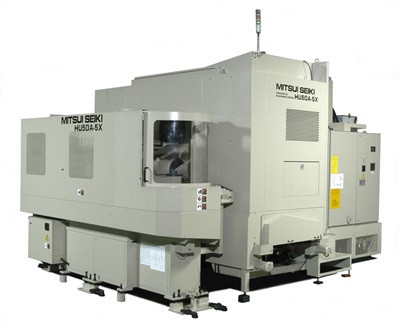 Centro di Lavoro Orizzontale a 5 Assi Pallettizzato Mitsui Seiki Kogyo HU-50A-5X Centro di Lavoro Orizzontale a 5 Assi Pallettizzato Mitsui Seiki Kogyo HU-50A-5X